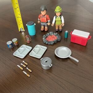 Mighty World Hiking Camping Toy 8593 Timmy Sandra Incomplete Replacement READ